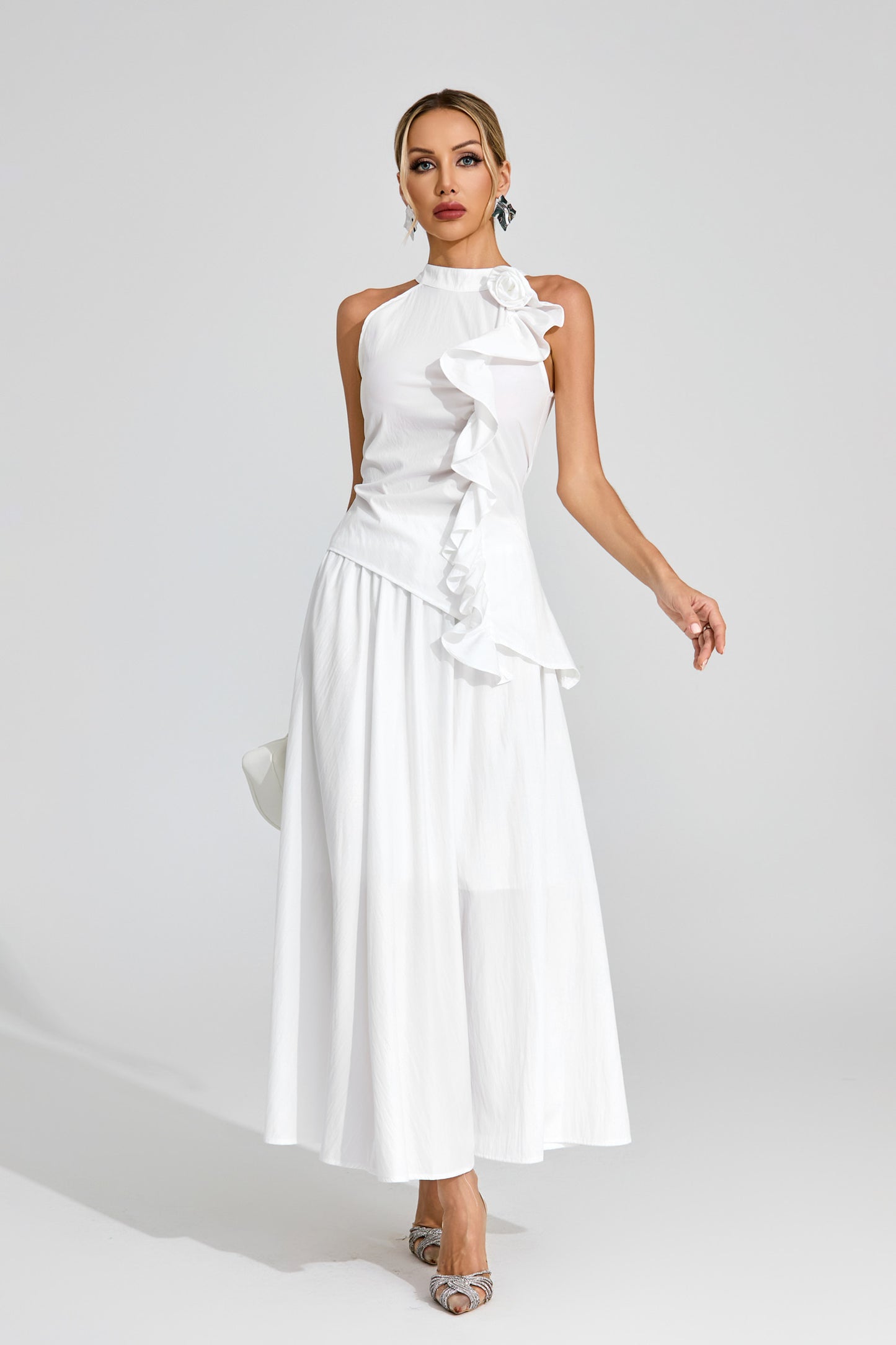Étoile Blanche Ruffle Ensemble