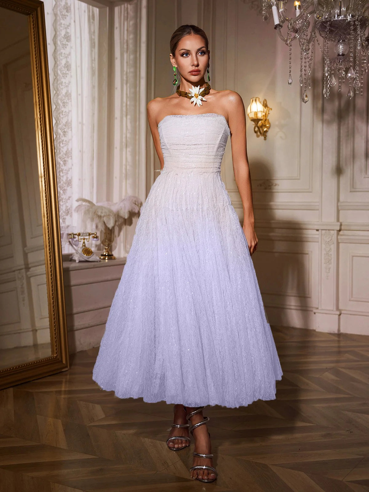 Lueur Purple Tulle Dress
