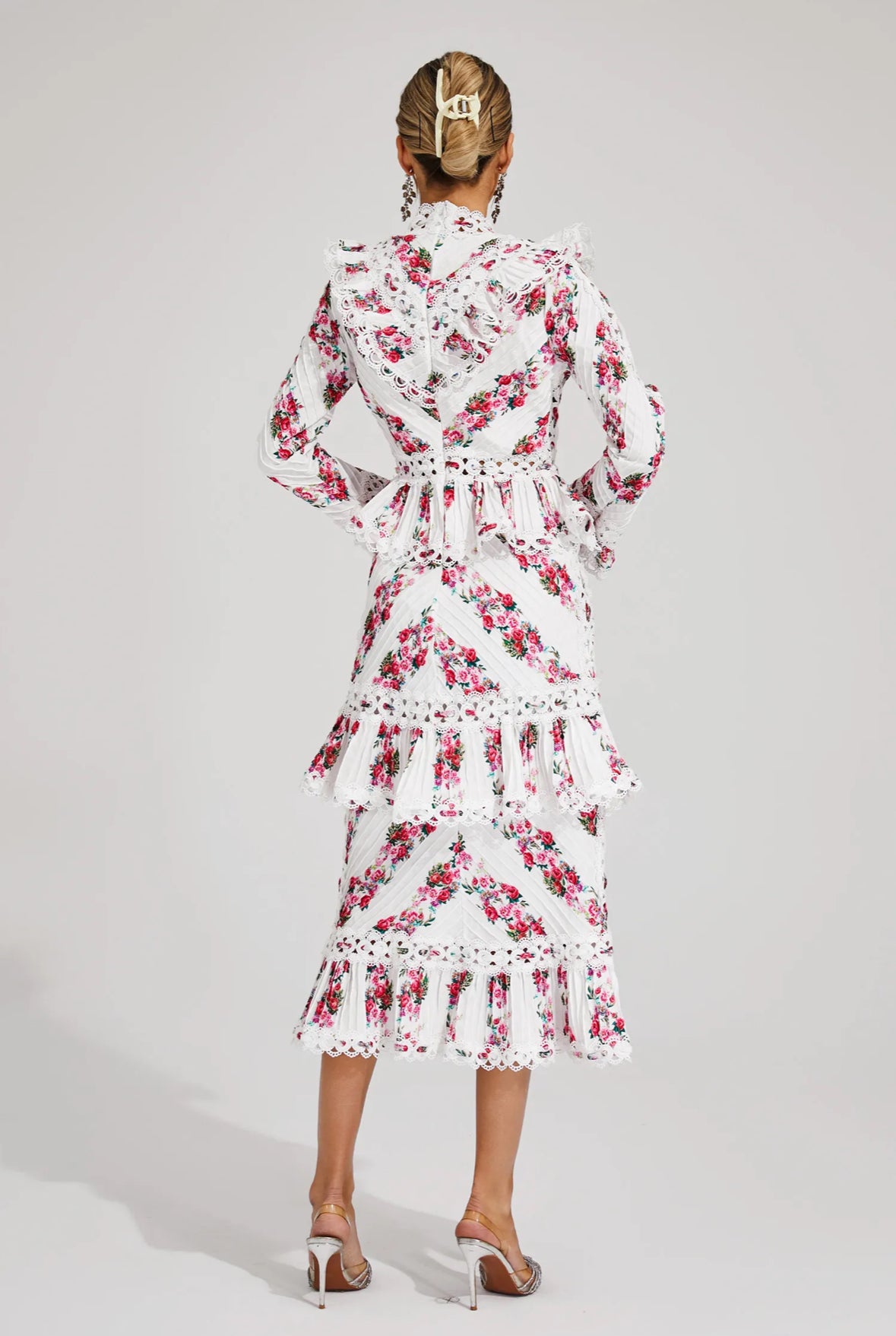 Fiorella Ruffle Midi Dress