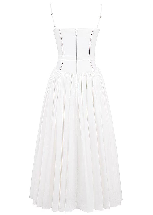Ysabella White maxi dressi