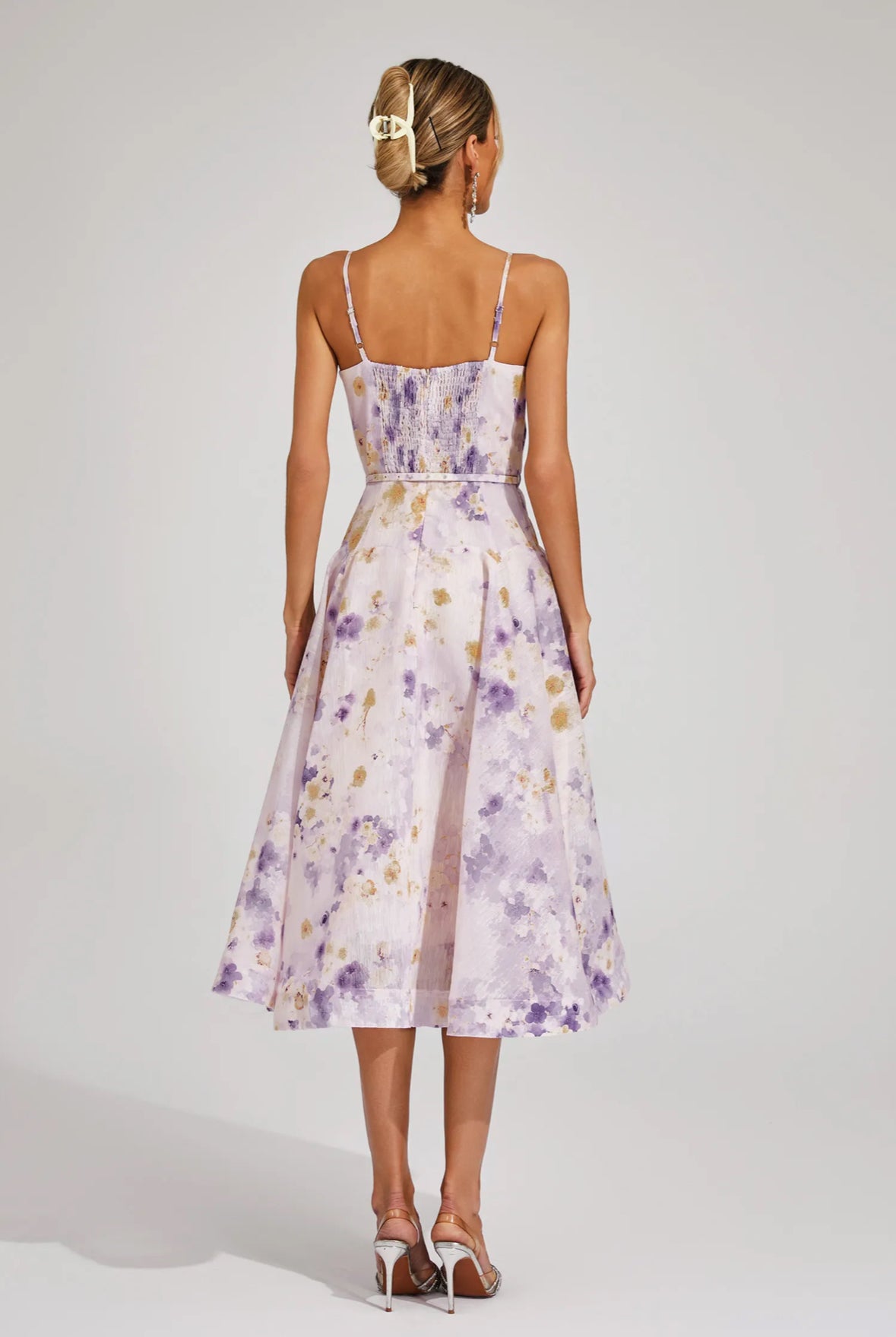 Lilac Garden Cutout Dress