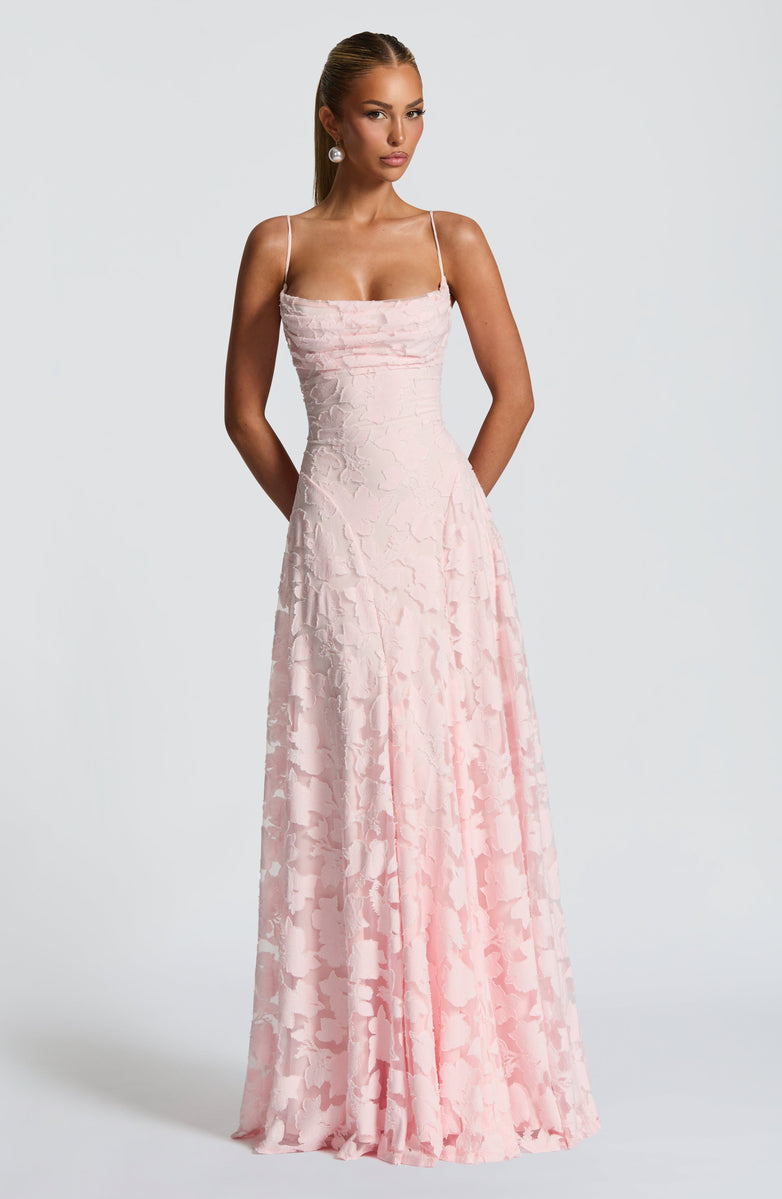 Rosalie Lace Backless Maxi Dress