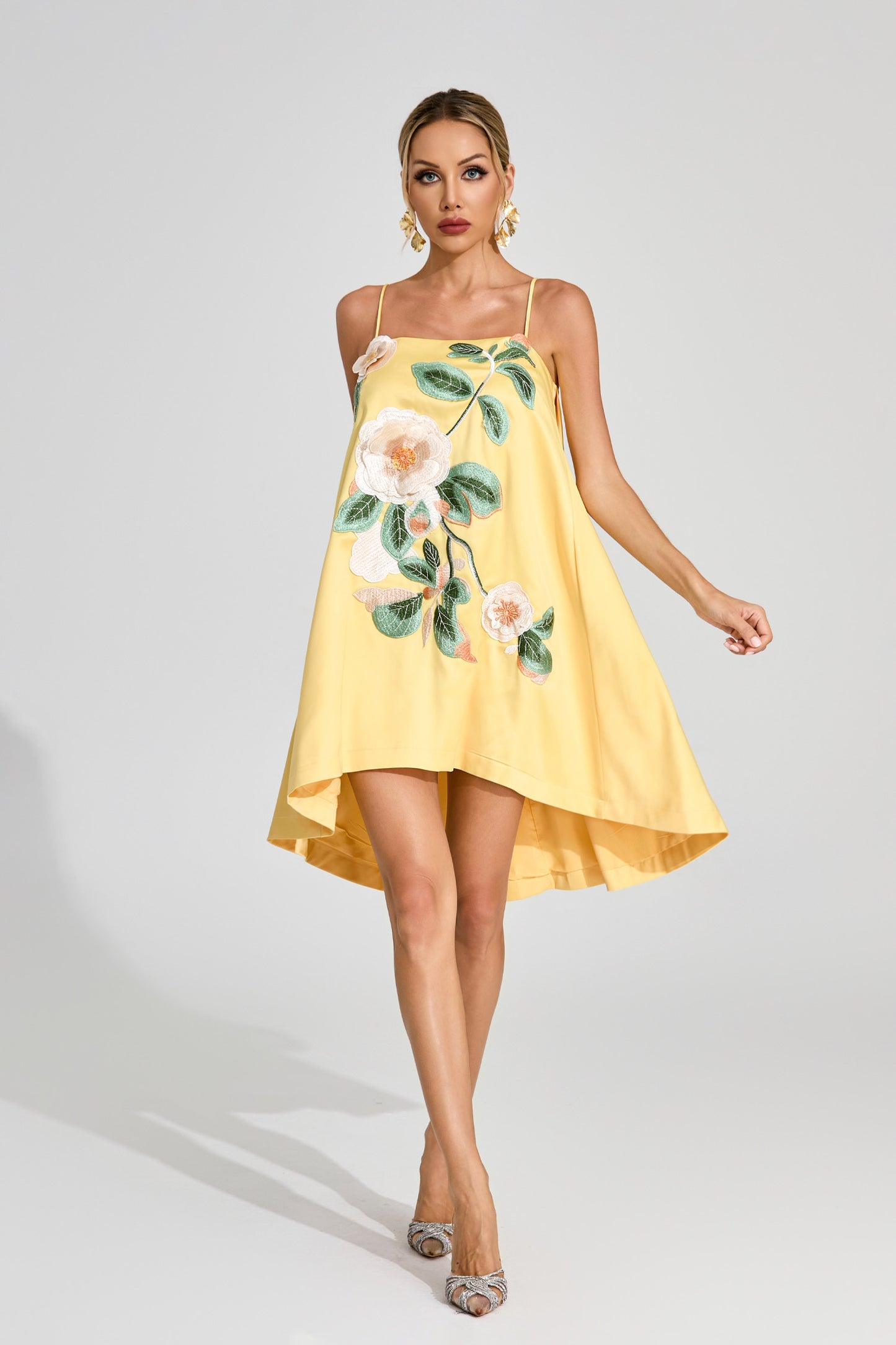 Soleil Blossom A-Line Mini Dress