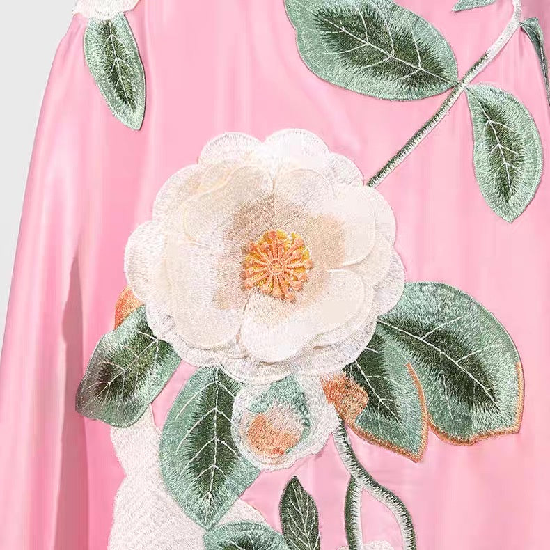Soleil Blossom A-Line Mini Dress