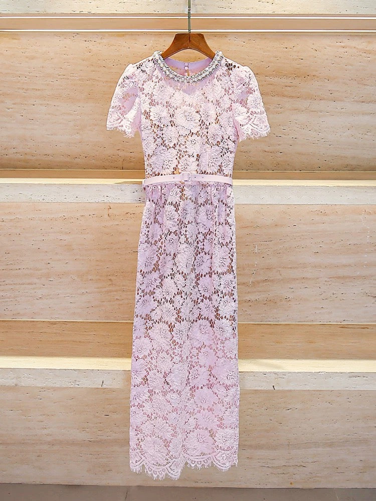 Rosalie Midi Lace Dress