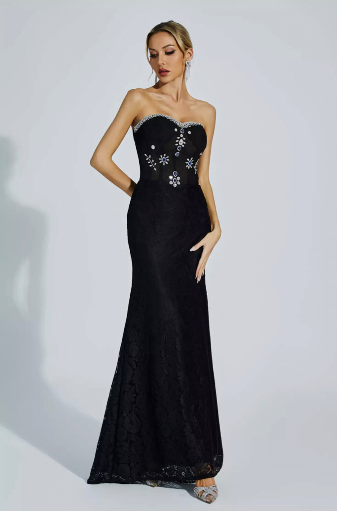 Teresa diamond maxi dress