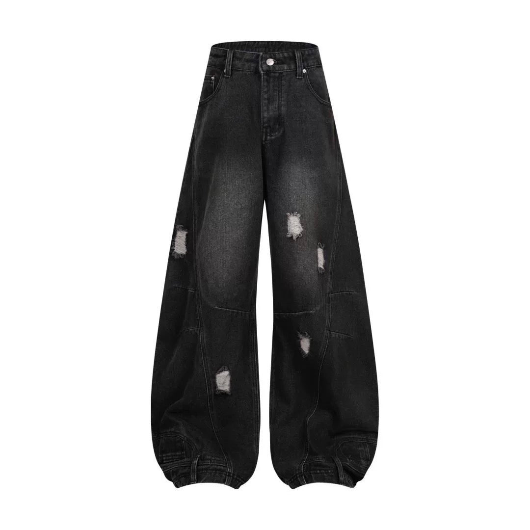 Akari Volume Denim Pants
