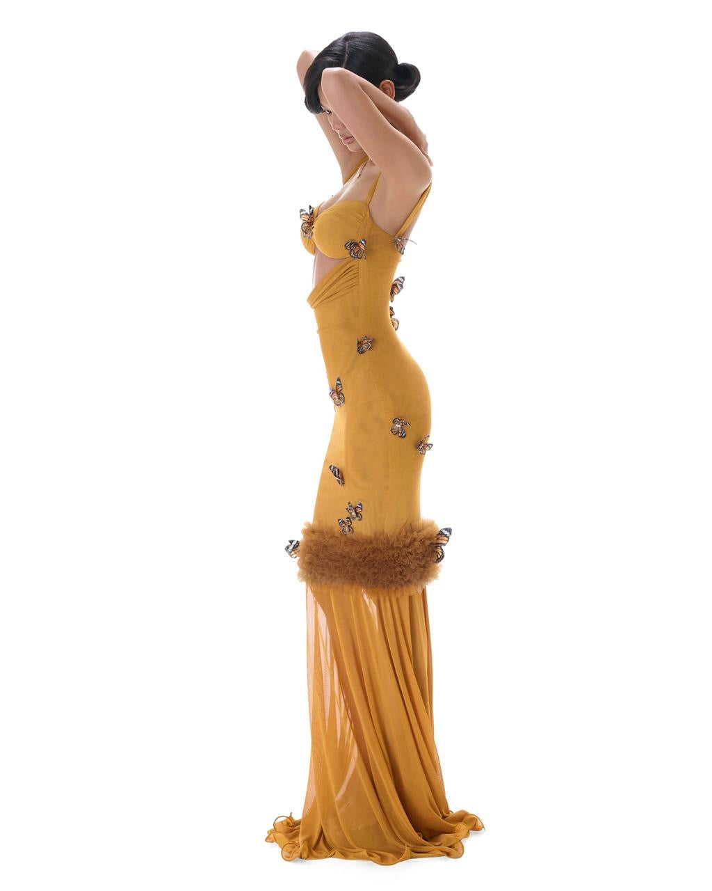 Lumina Maxi Dress - Yellow