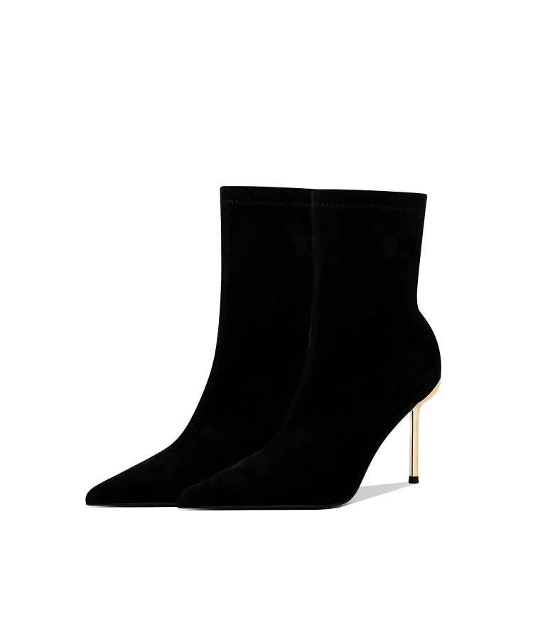Céleste Gold Heel Boots