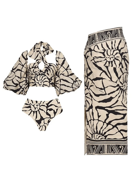 Sahara Bloom Three-Piece Set