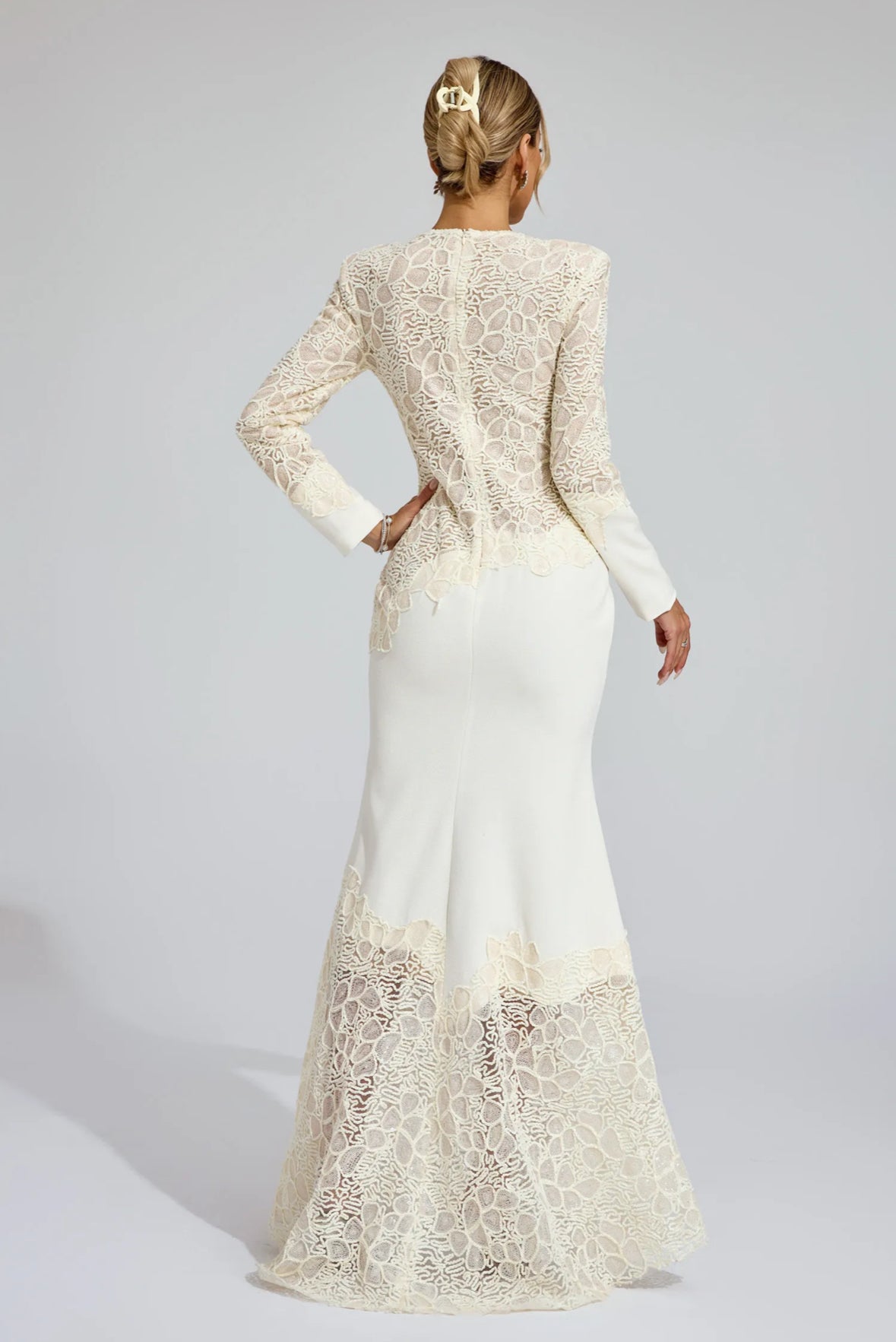 Élise lace maxi Dress
