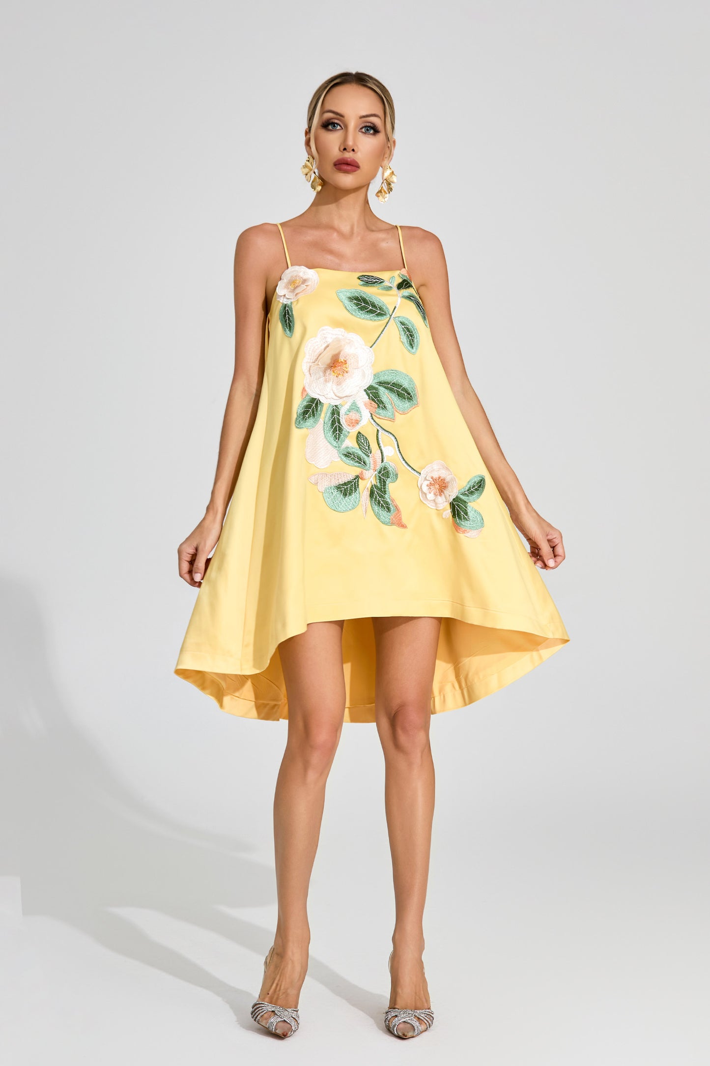 Soleil Blossom A-Line Mini Dress