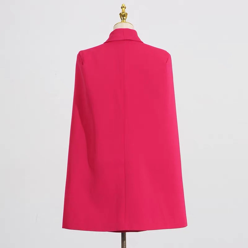 Stella Embellished Cape Dress
