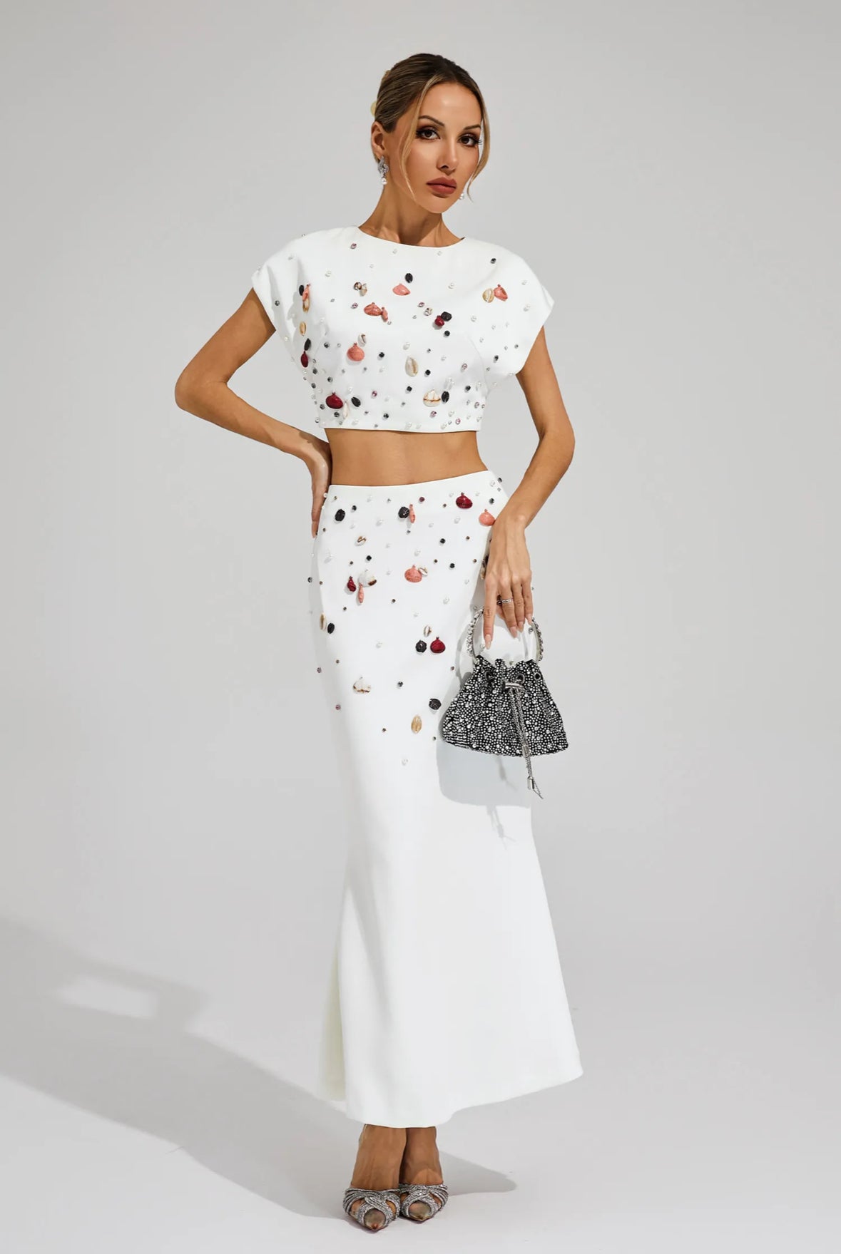 Aria Embellished Mini Dress