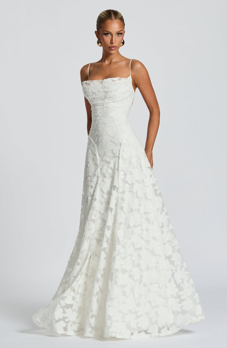 Rosalie Lace Backless Maxi Dress