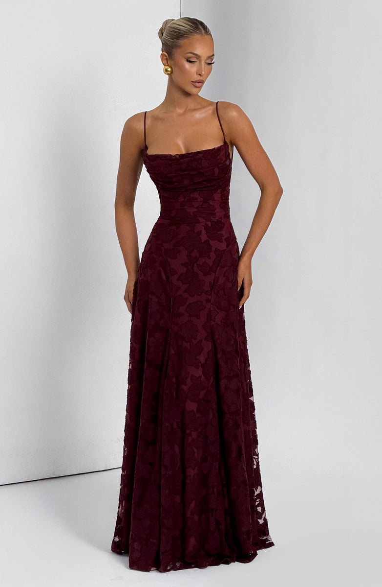 Rosalie Lace Backless Maxi Dress