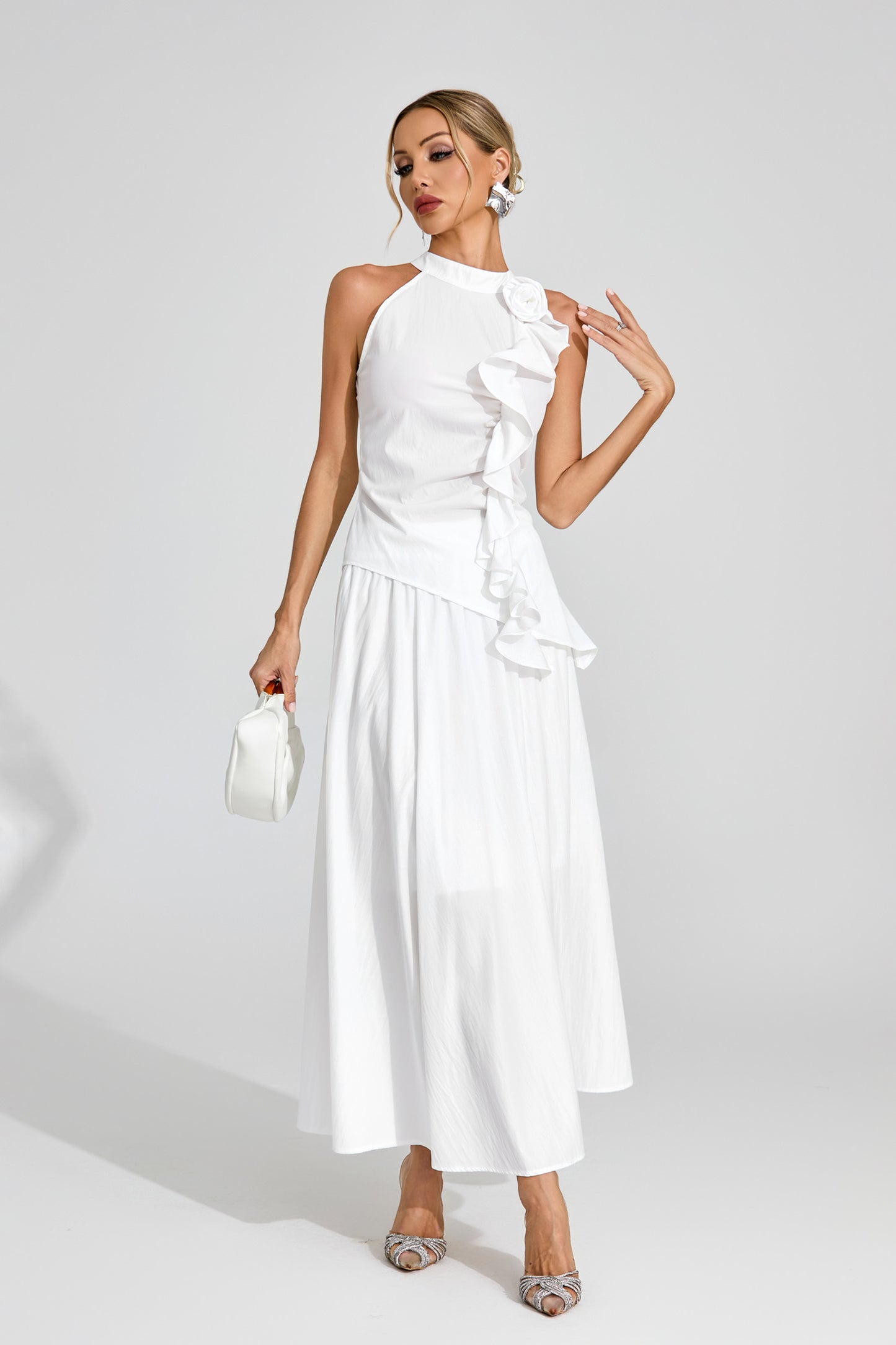 Étoile Blanche Ruffle Ensemble