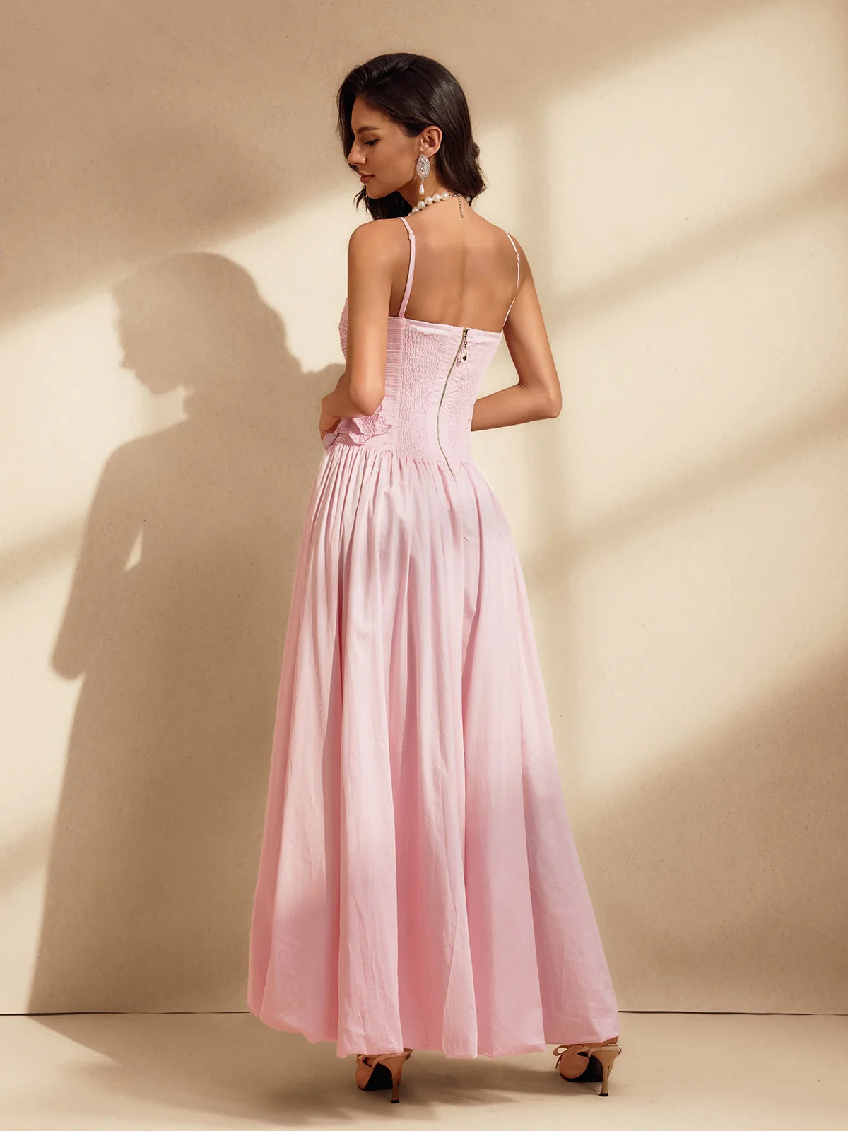 Soleil Flower Embellished Gown