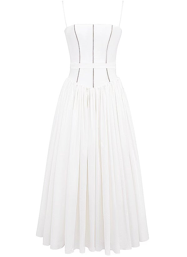 Ysabella White maxi dressi
