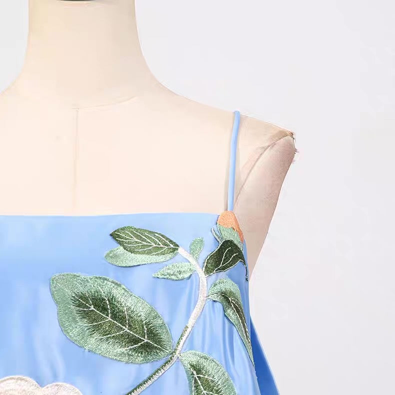 Soleil Blossom A-Line Mini Dress