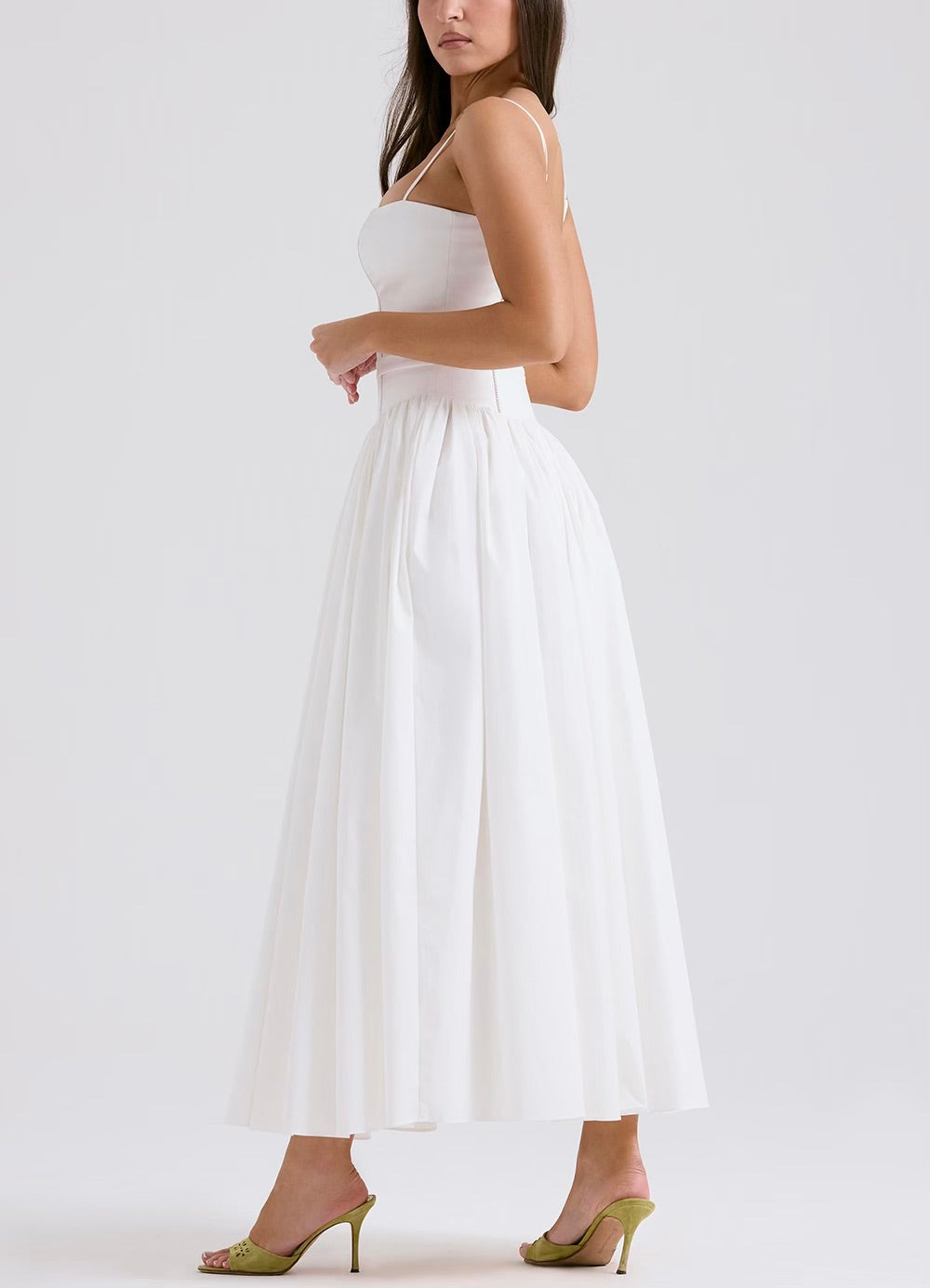 Ysabella White maxi dressi