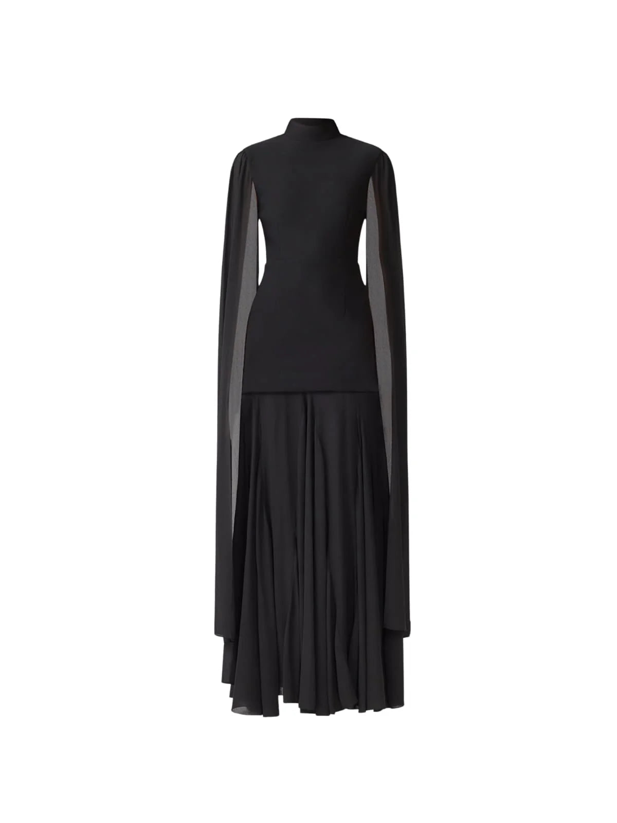 Vesper Cape Sleeve Maxi Dress