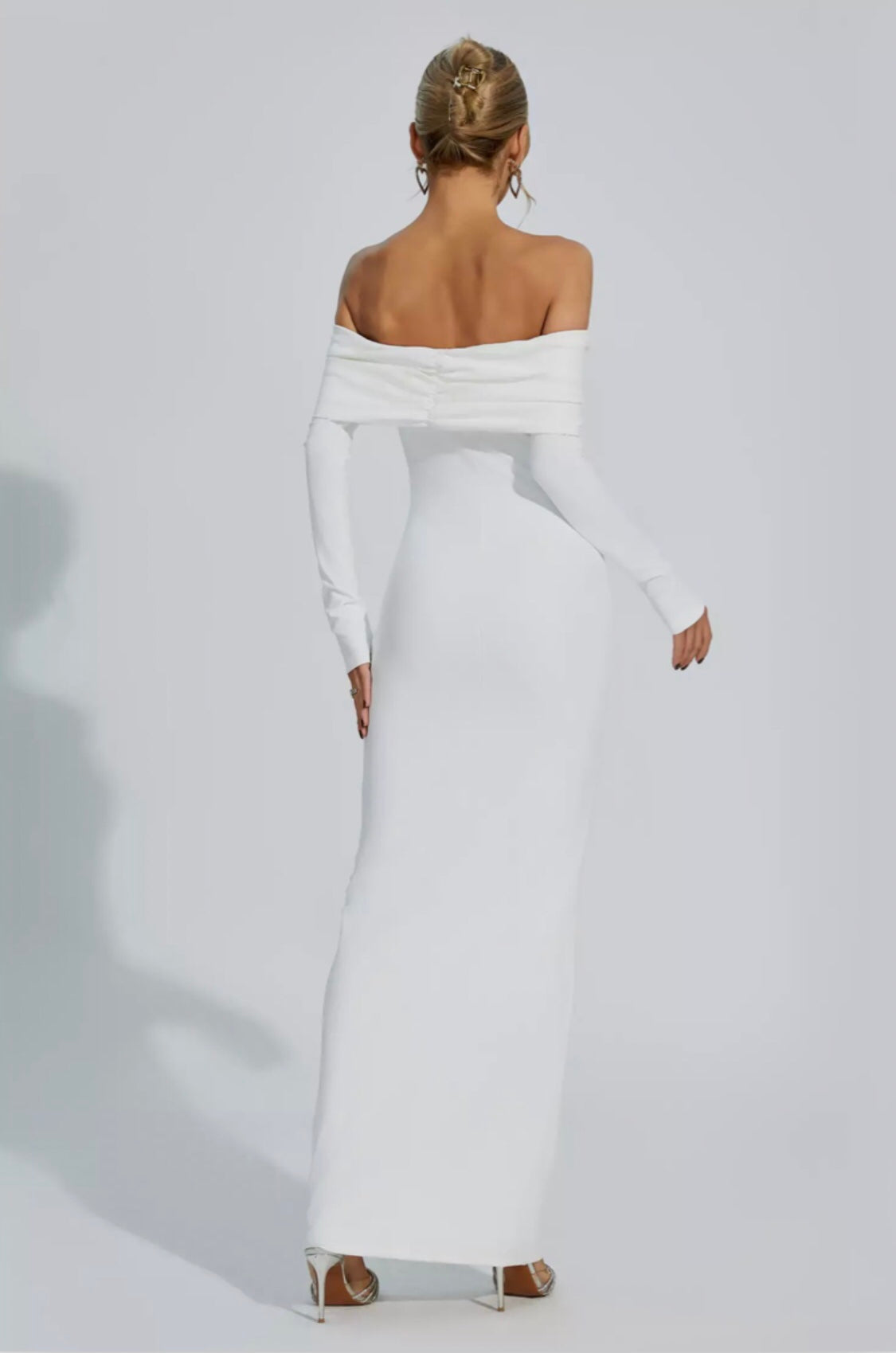 キアナ オフショルダー マキシドレス