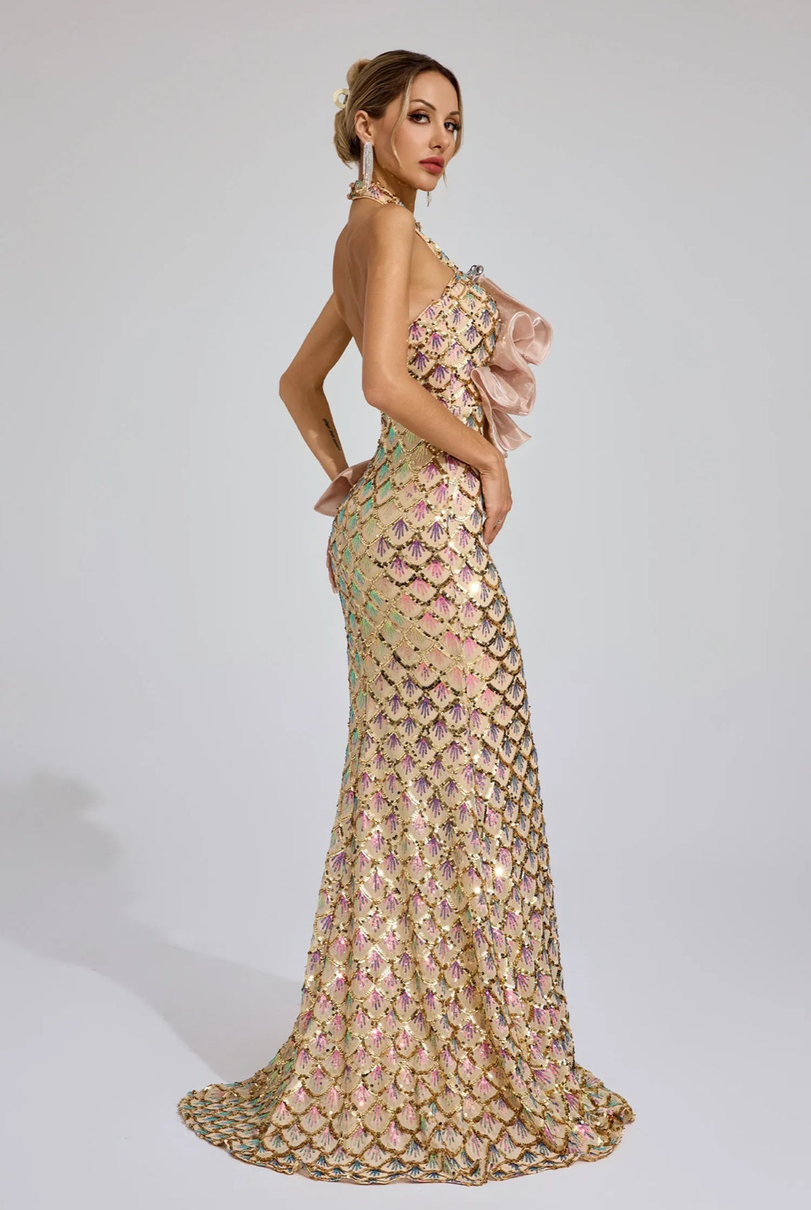 Mariposa sequin Gown