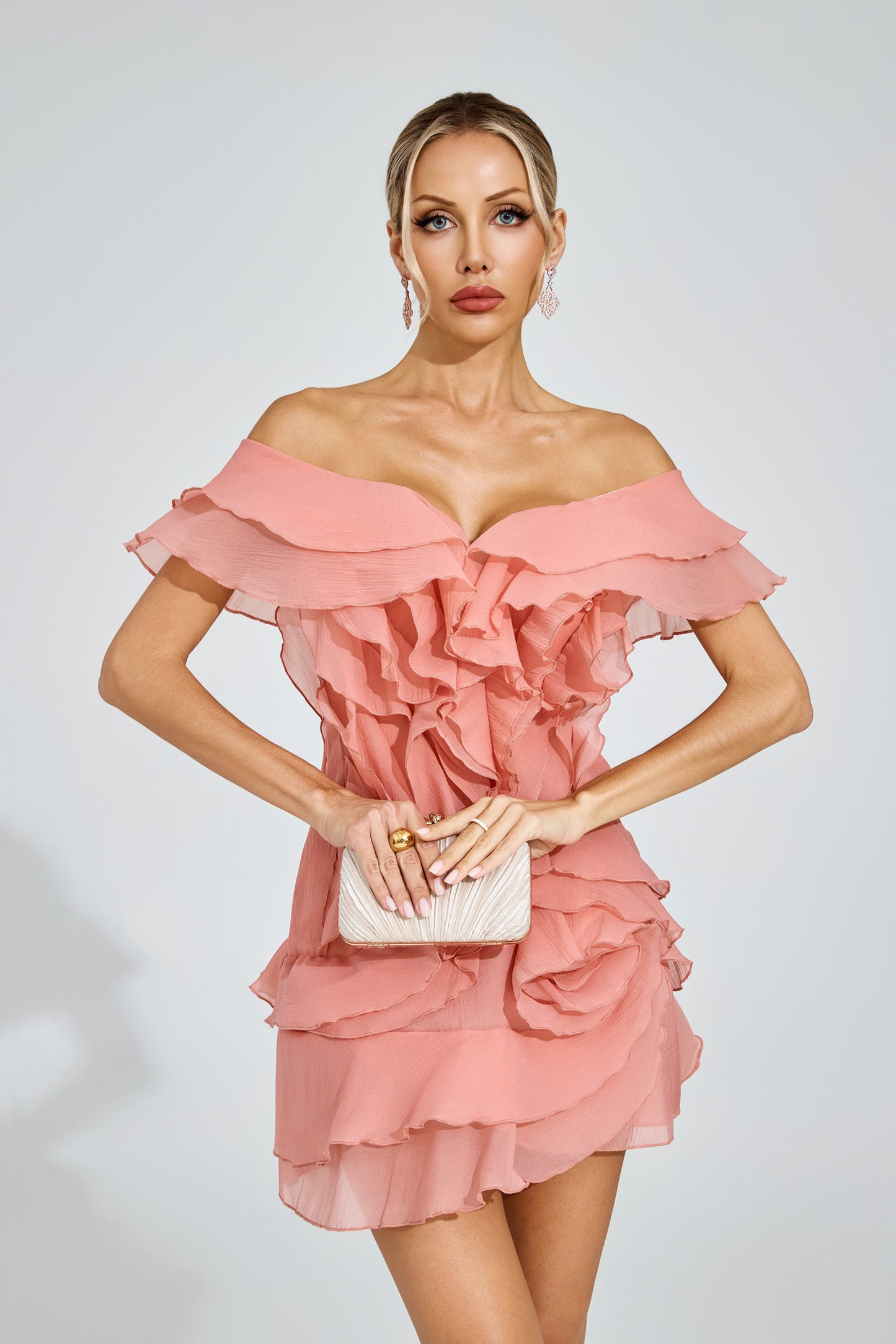 Rosalie Ruffle Mini Dress