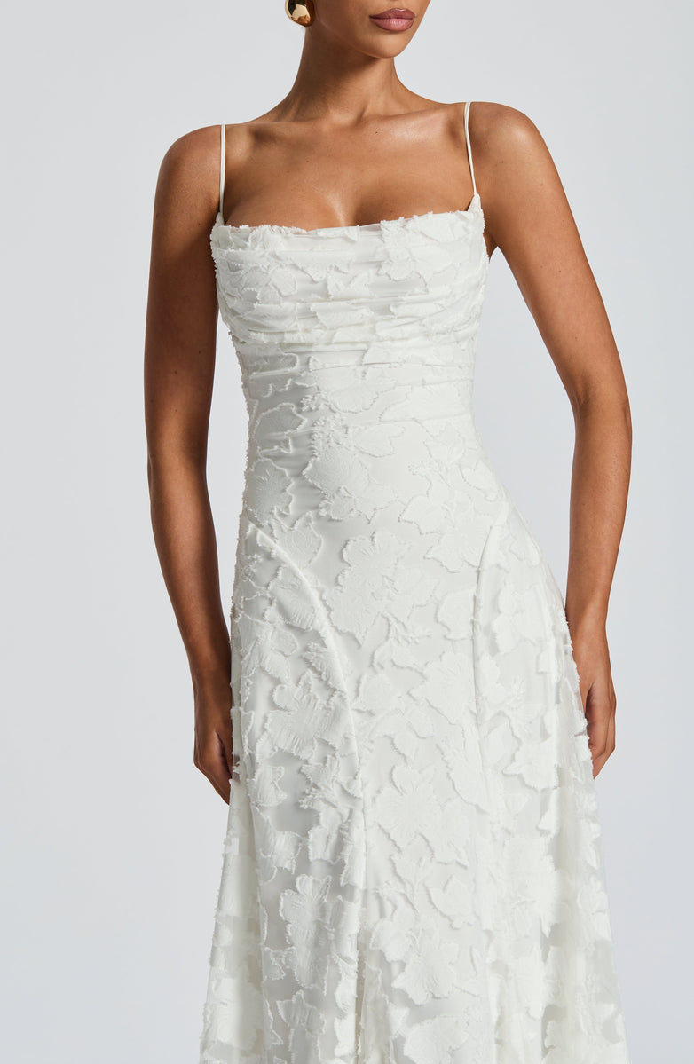 Rosalie Lace Backless Maxi Dress