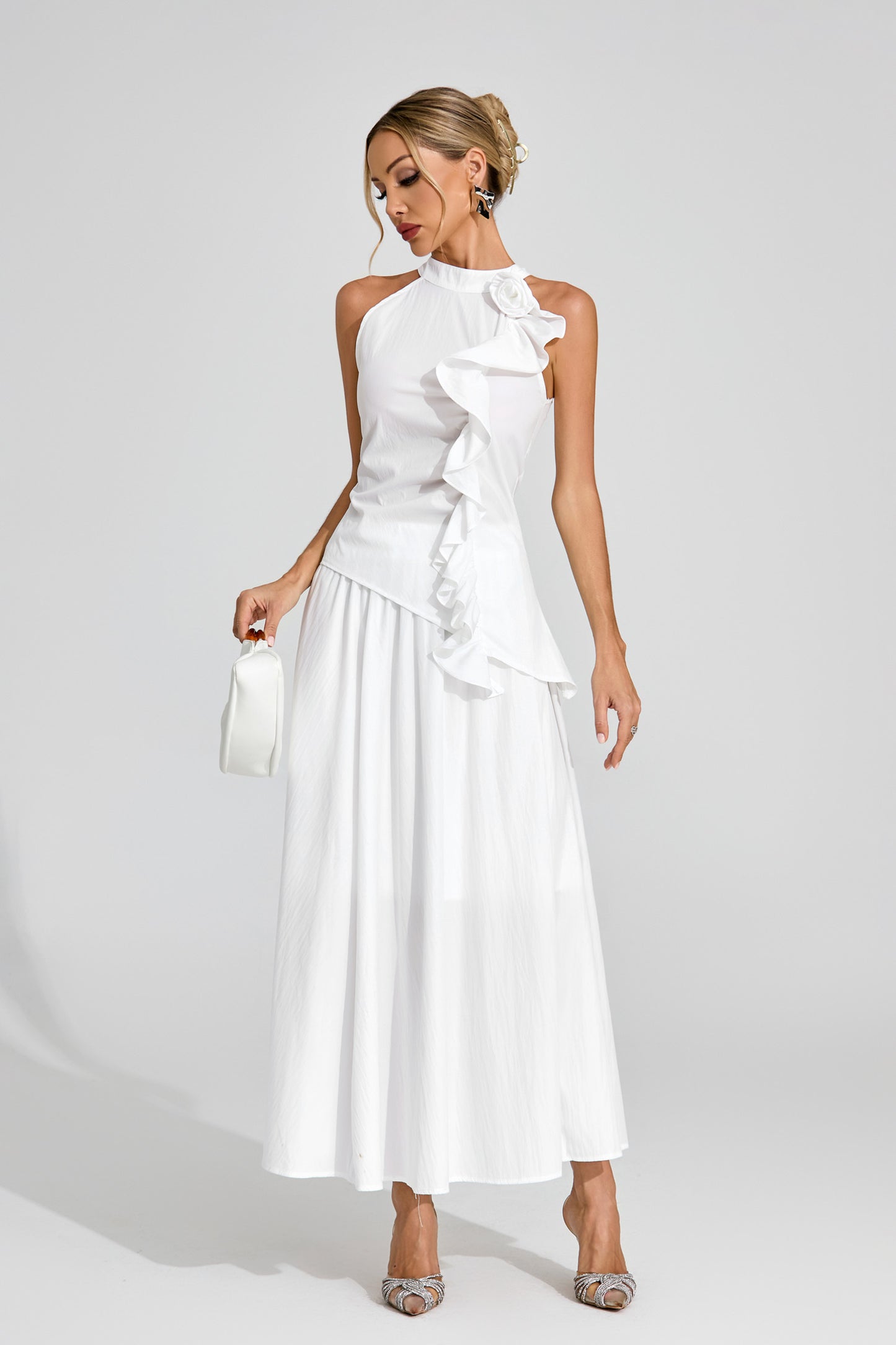Étoile Blanche Ruffle Ensemble