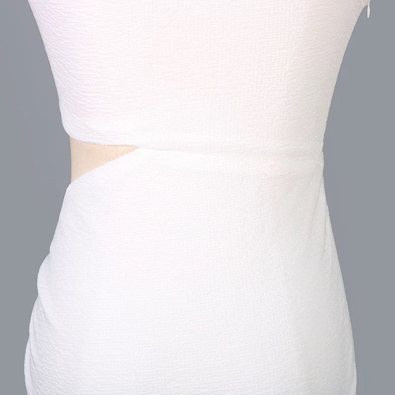 Liora Cutout Asymmetric Slit Dress