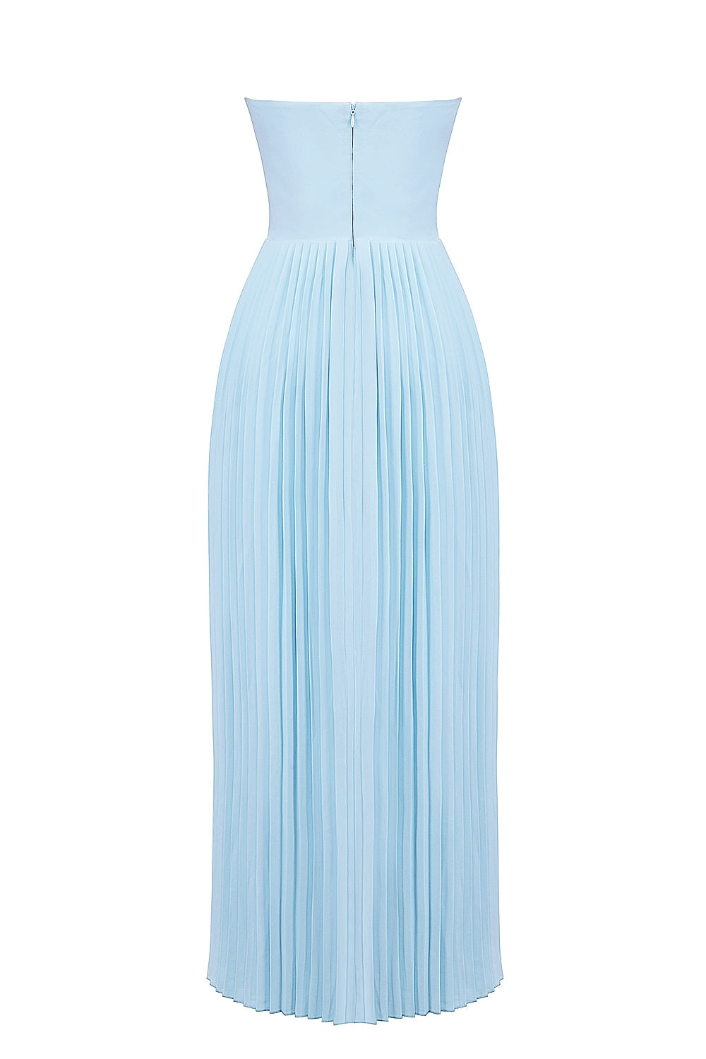 Céleste Pleated Bustier Gown