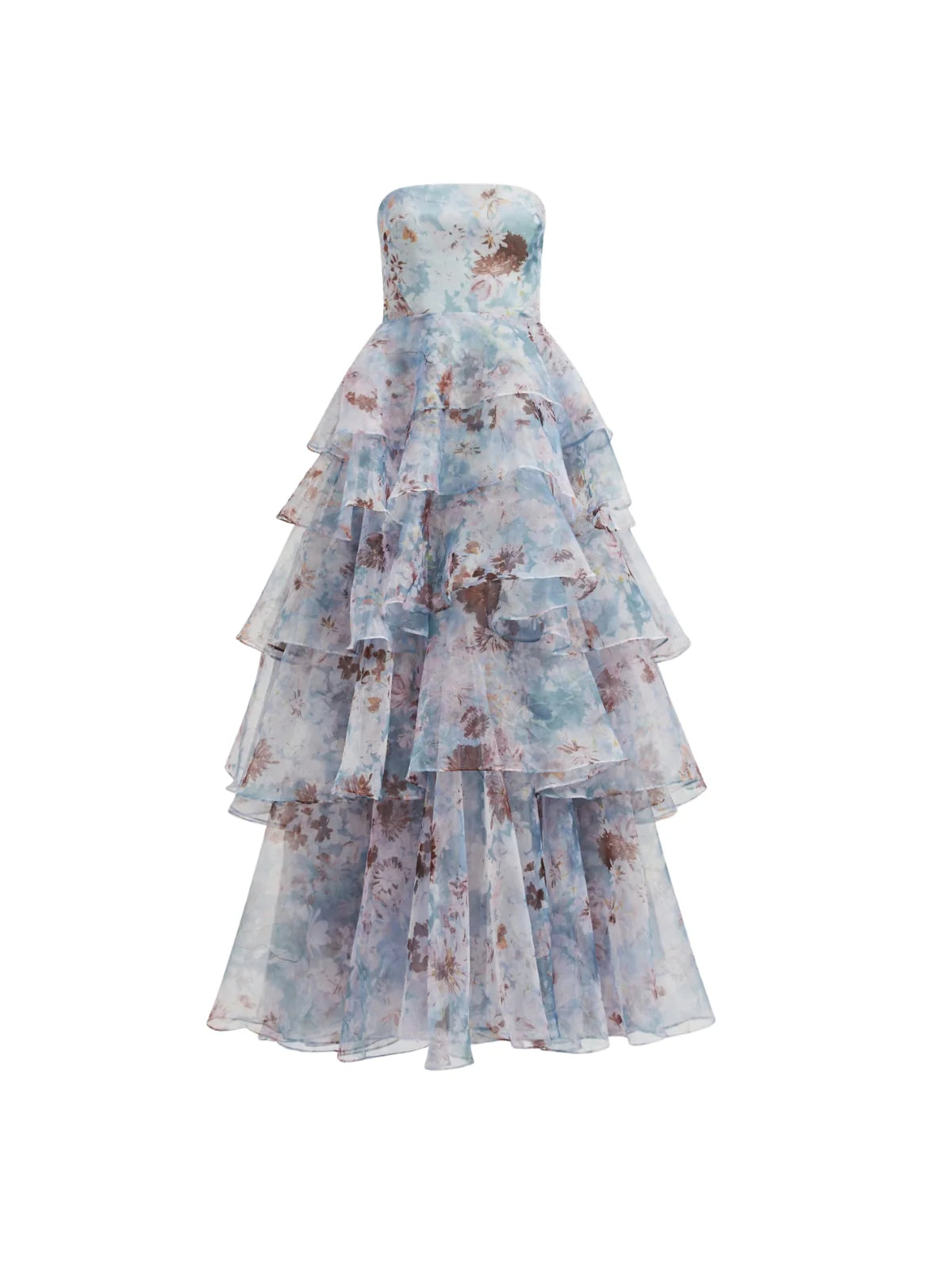 Amélie Floral Ruffle Maxi Dress