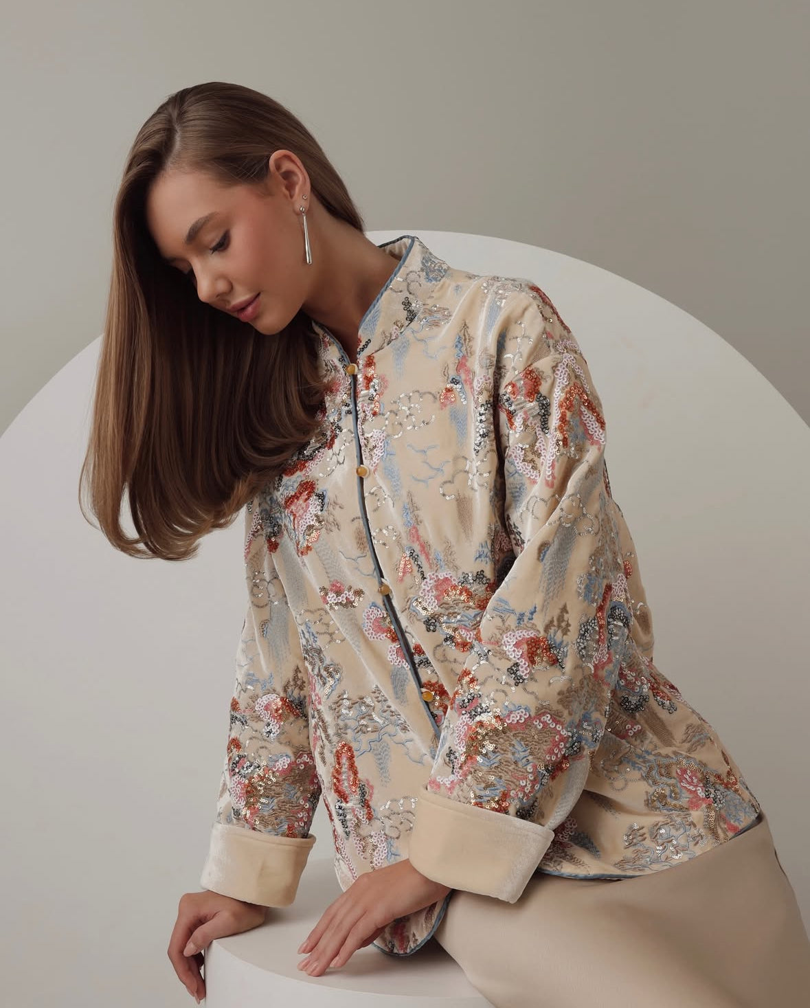 Empress Silk Brocade Jacket