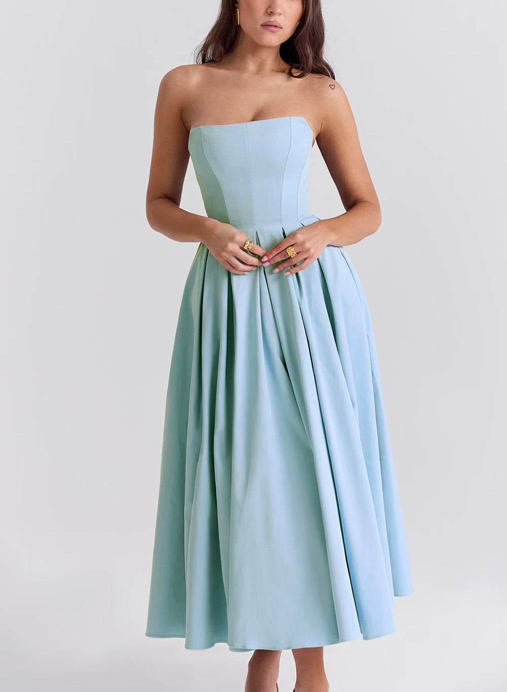 オードリー ミディ サンドレス