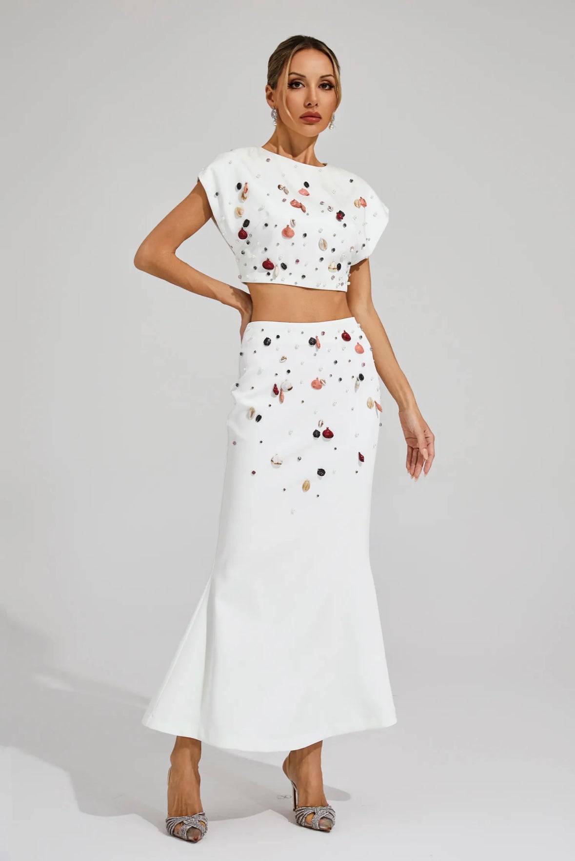 Aria Embellished Mini Dress