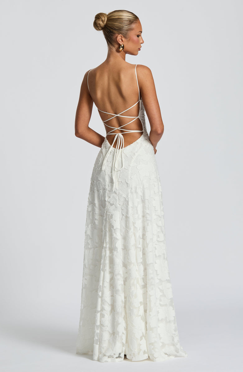 Rosalie Lace Backless Maxi Dress