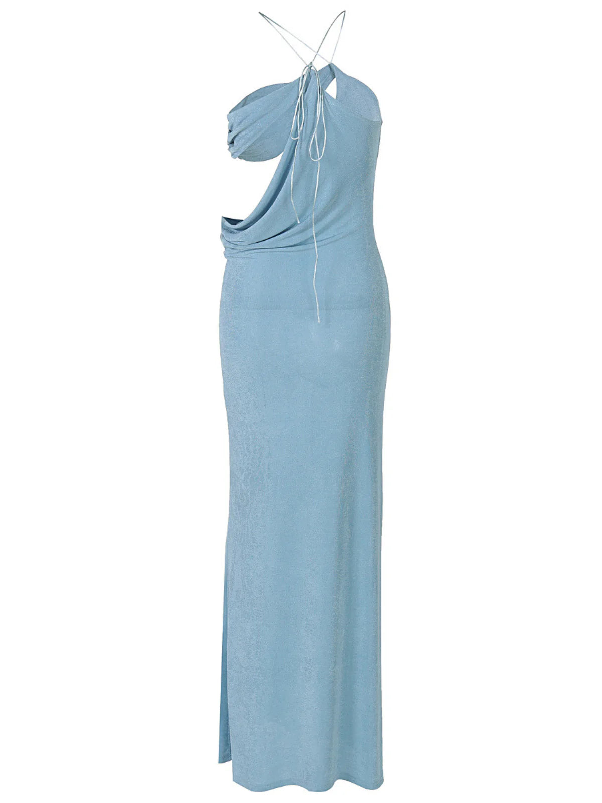 Celeste Cutout Halter Gown