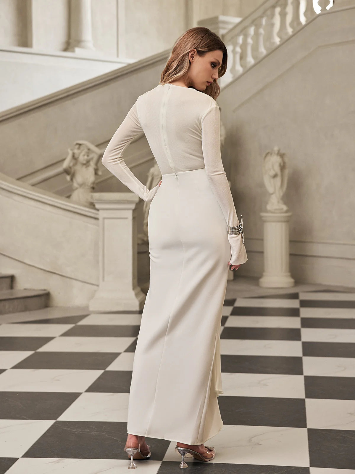 Celeste Draped Maxi Dress