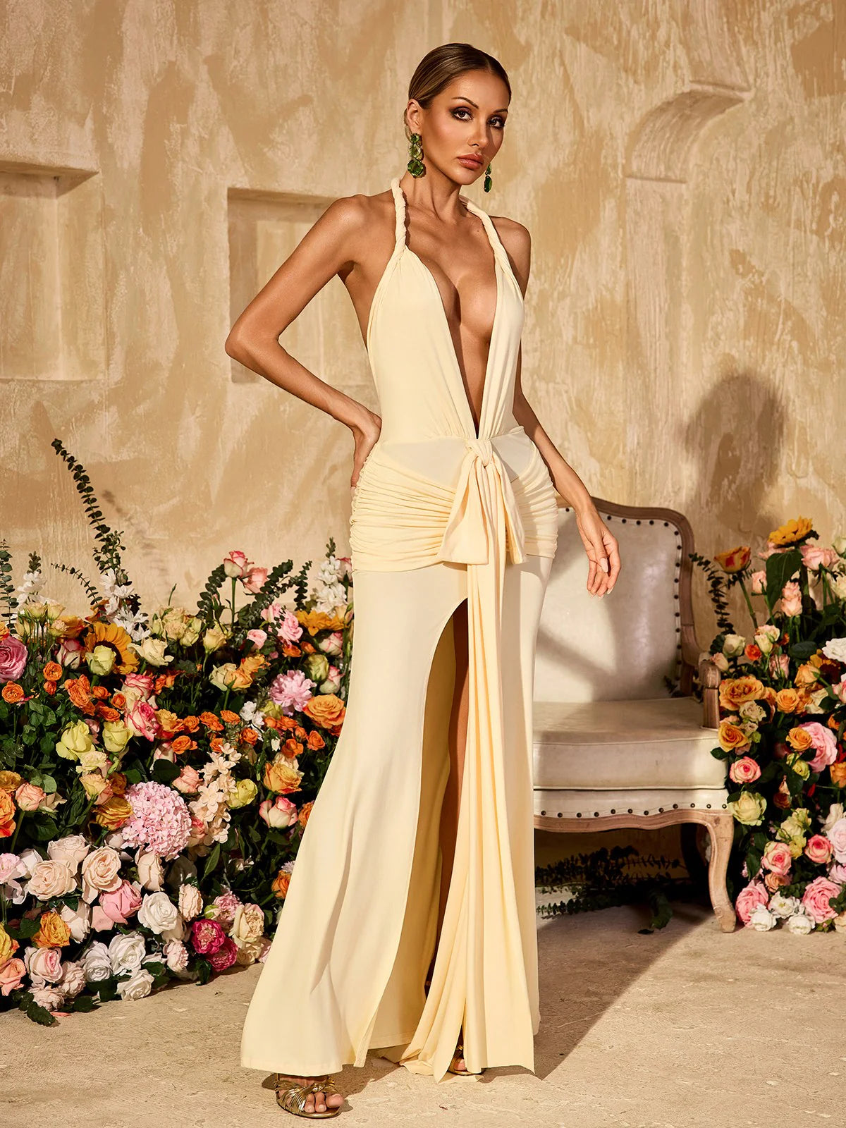 Soleil Cutout Maxi Dress