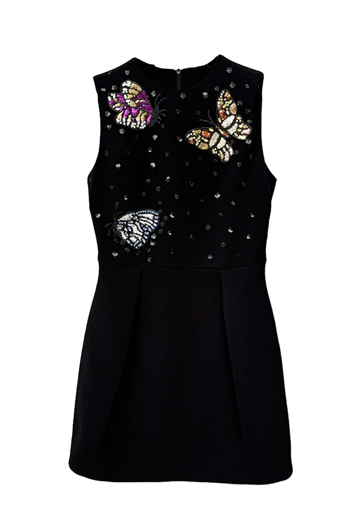 Butterfly Crystal Mini Dress