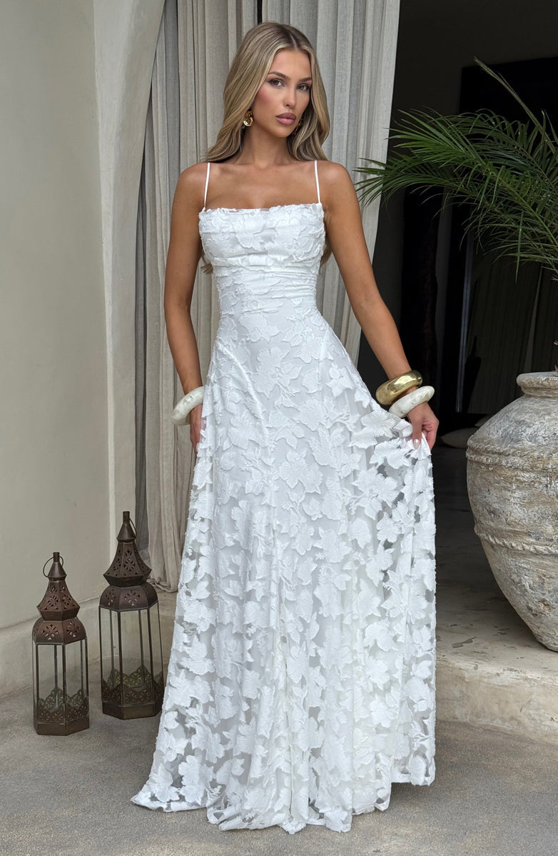 Rosalie Lace Backless Maxi Dress