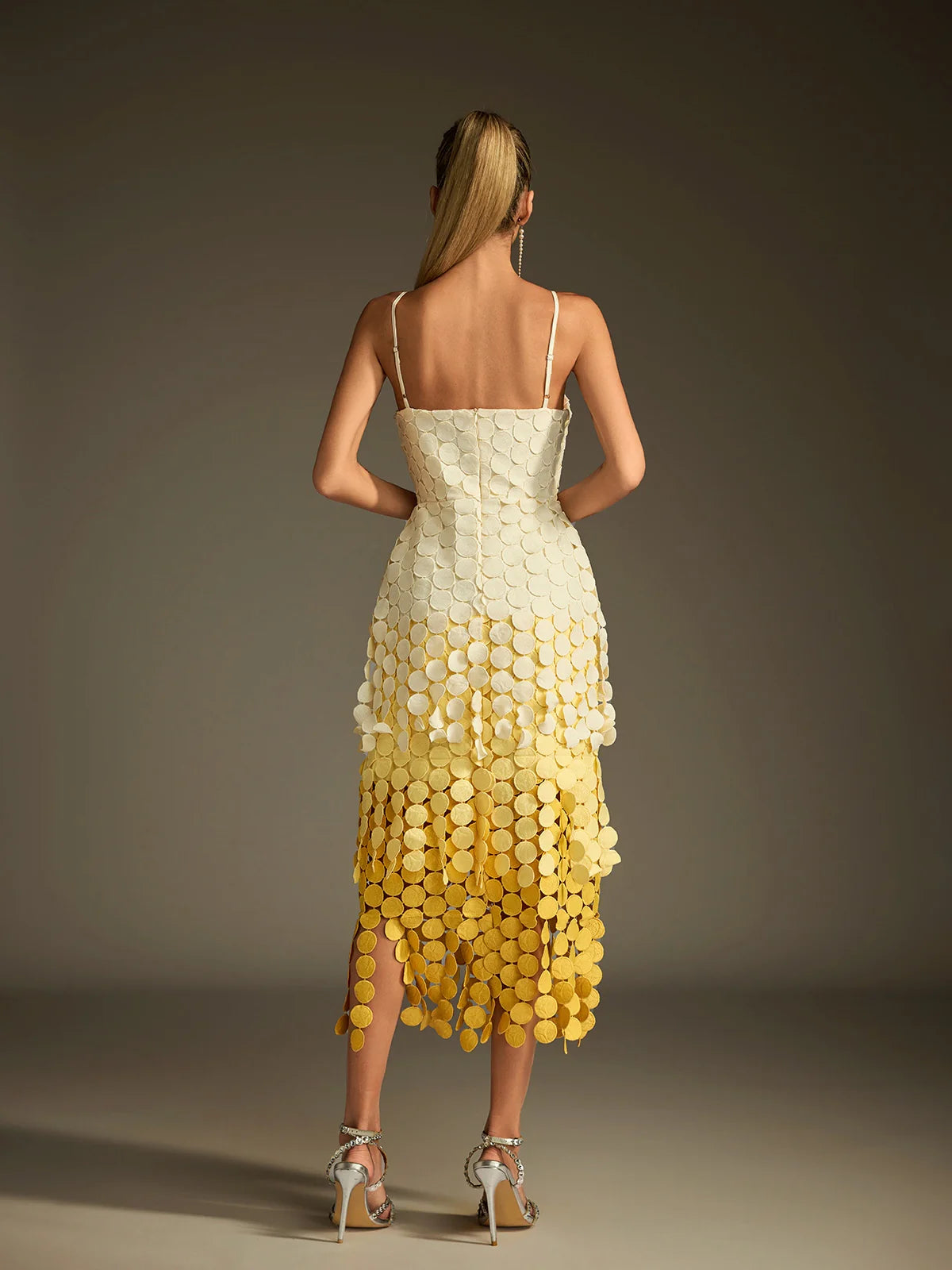 Aurélie Ombre Circle Midi Dress