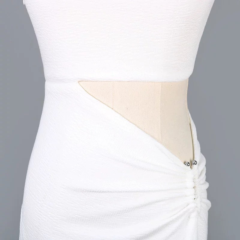 Liora Cutout Asymmetric Slit Dress