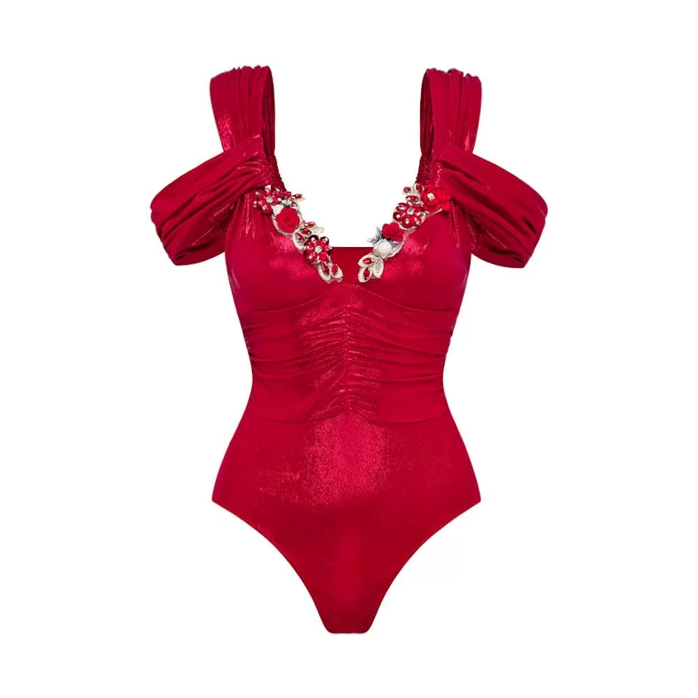 Sirena Crystal Ruched Set