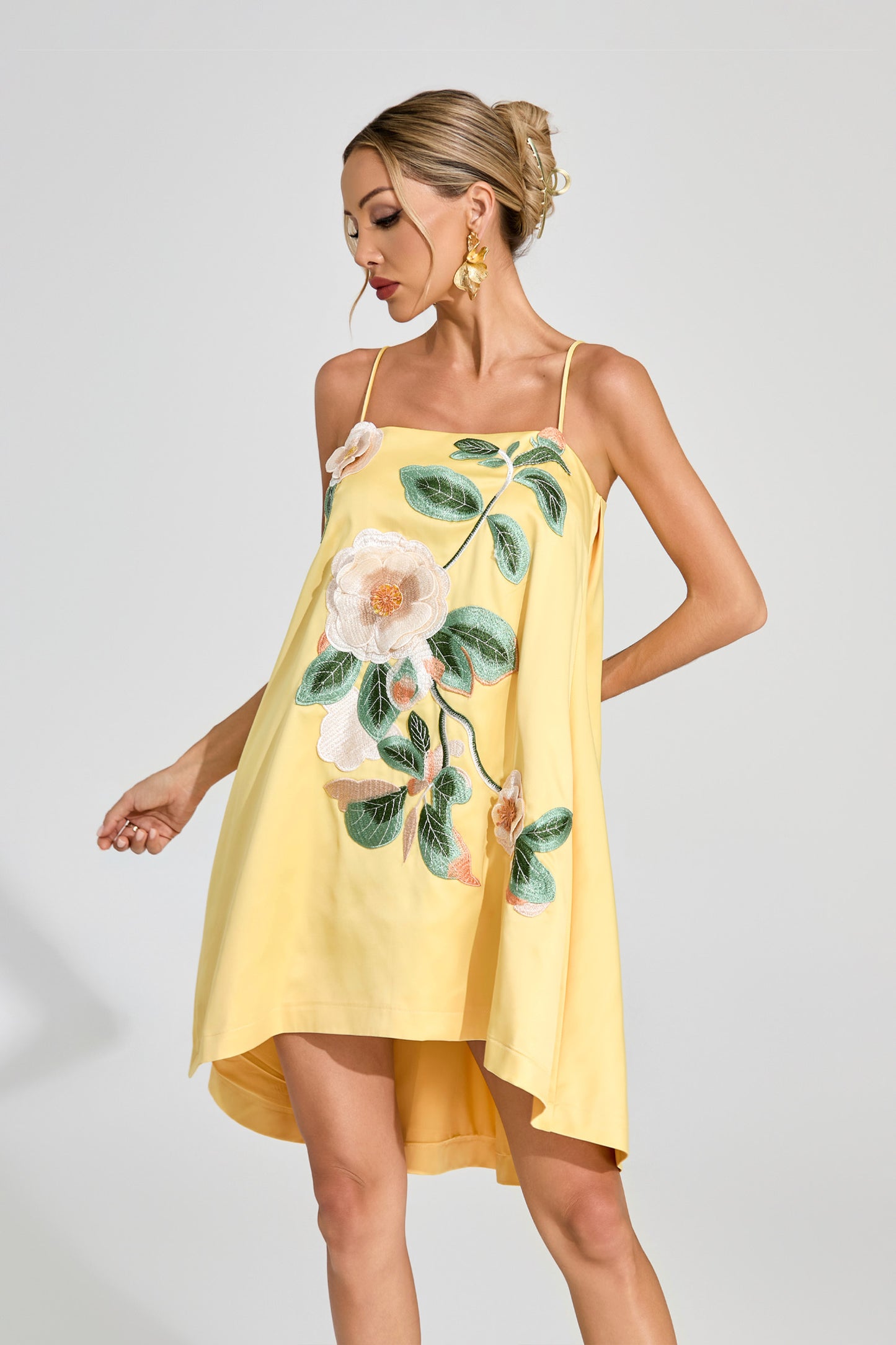 Soleil Blossom A-Line Mini Dress