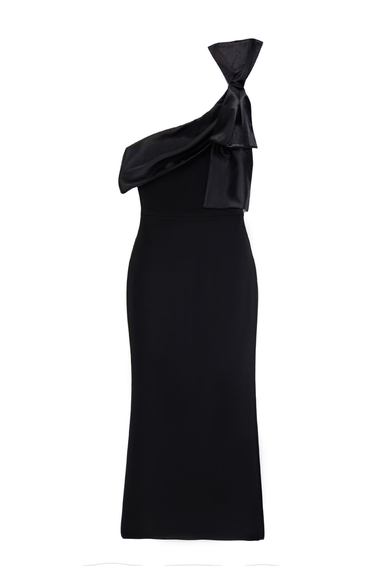 Élise Draped One-Shoulder Gown