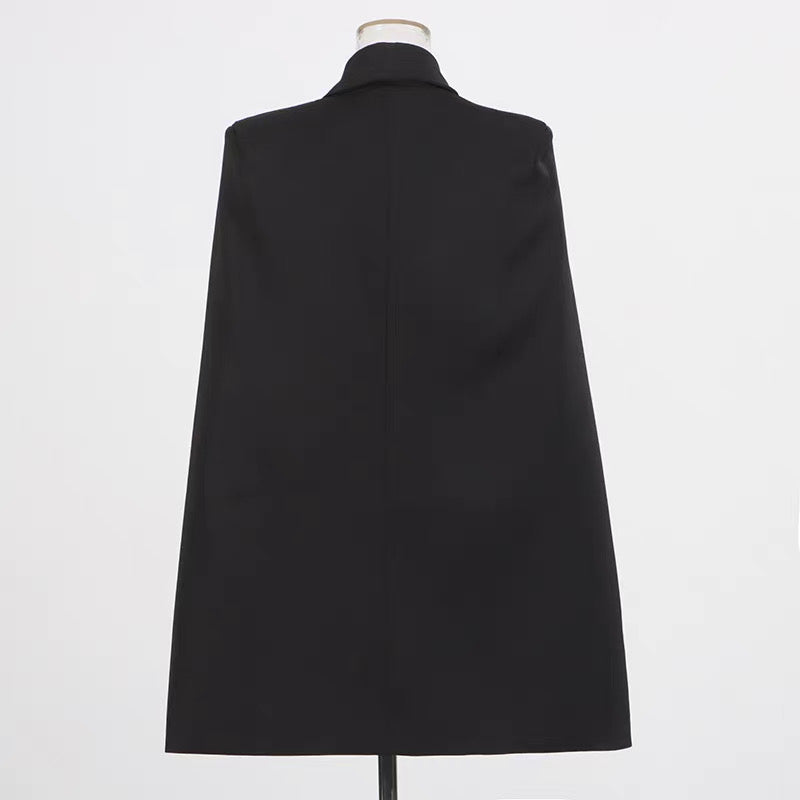 Stella Embellished Cape Dress
