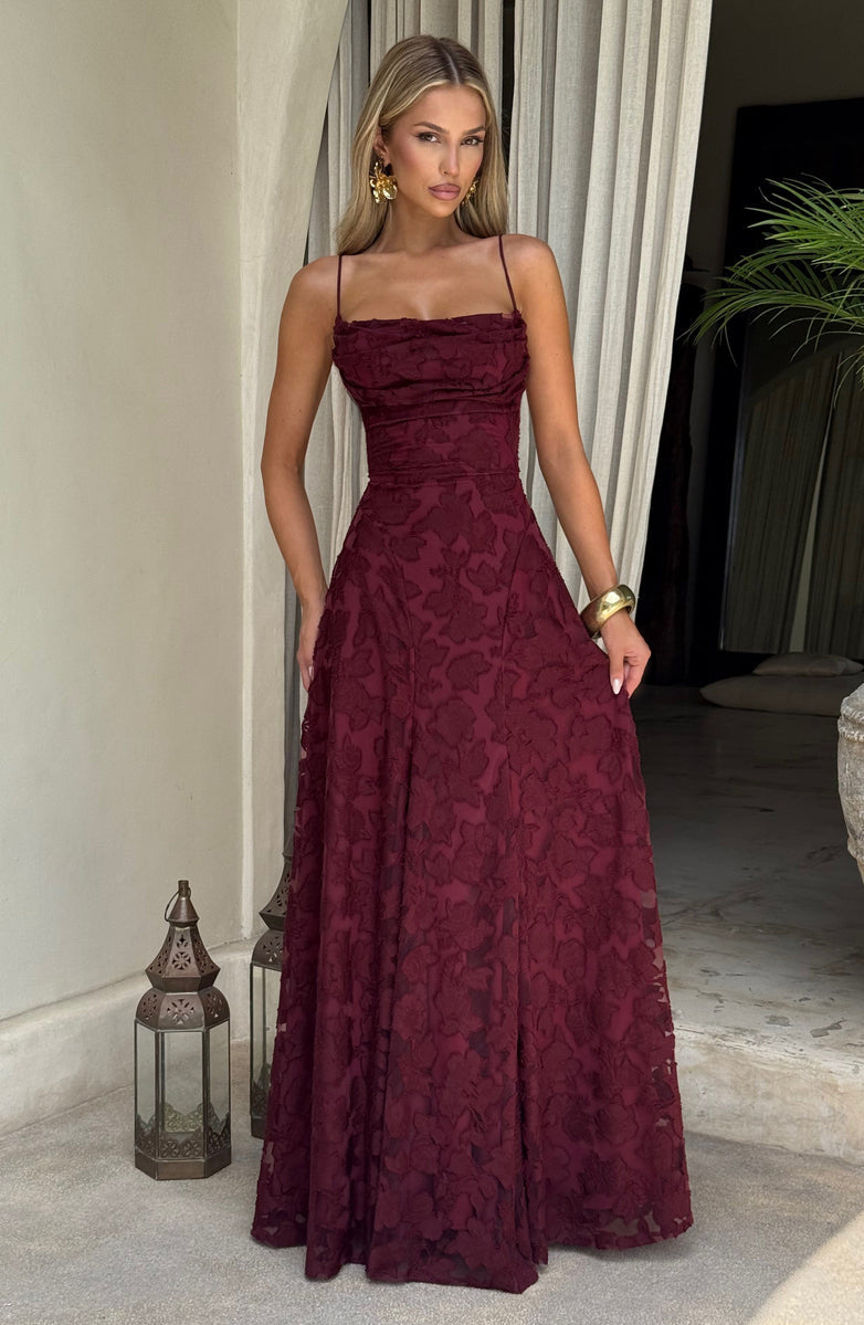 Rosalie Lace Backless Maxi Dress